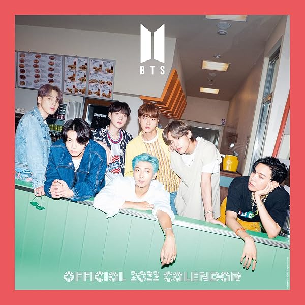 Official BTS Bangtan Boys 2021 Calendar - Square Wall Format